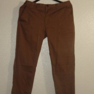 Zara Man Slim Fit Dark Brown Pants